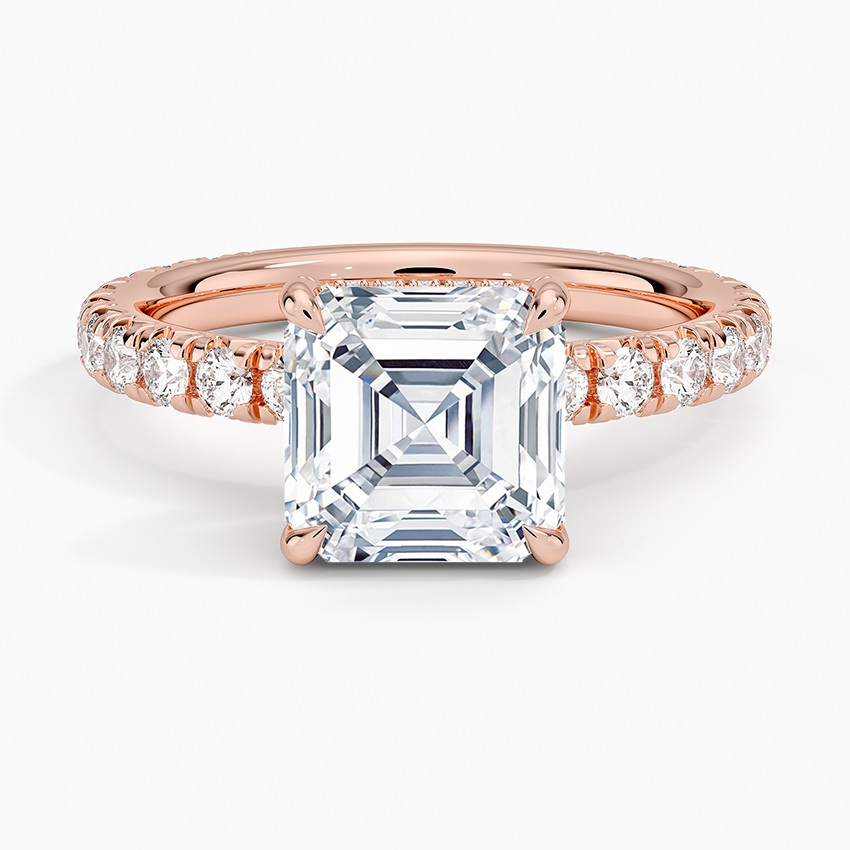 Olympia Three-Quarter Coverage Diamond Engagement Ring