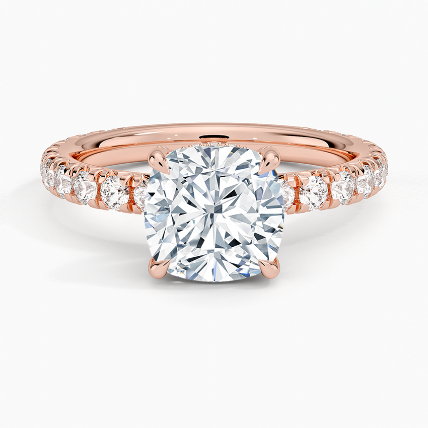 Olympia Three-Quarter Coverage Diamond Engagement Ring