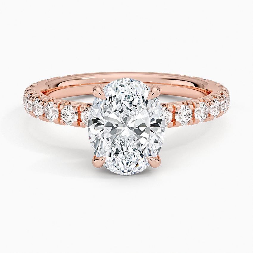 Olympia Three-Quarter Coverage Diamond Engagement Ring