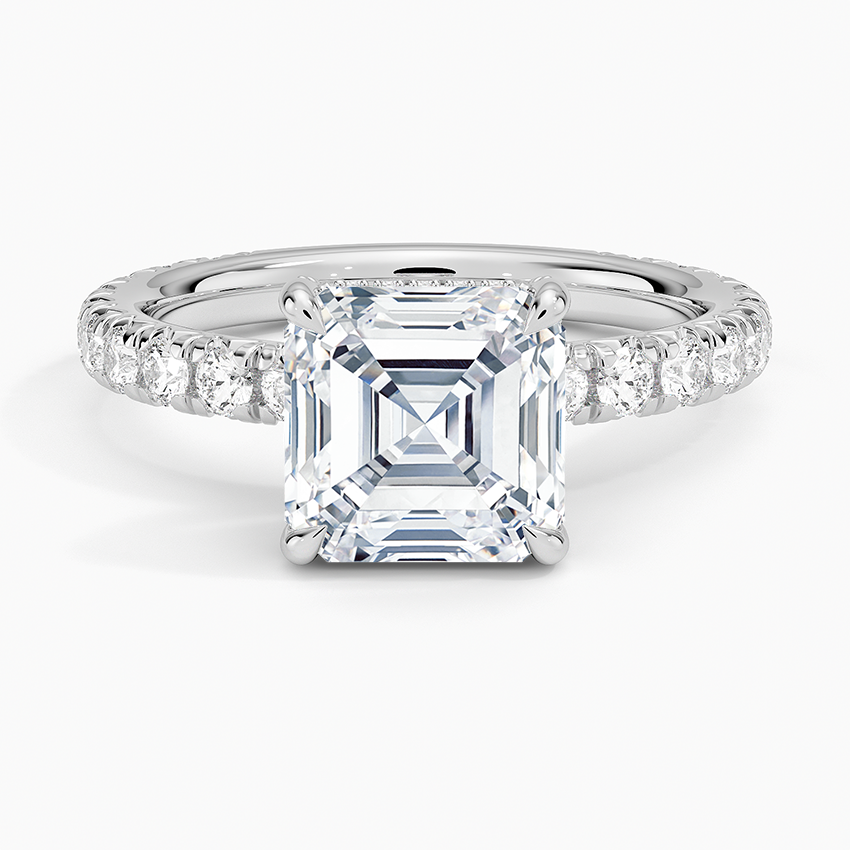 Olympia Three-Quarter Coverage Diamond Engagement Ring