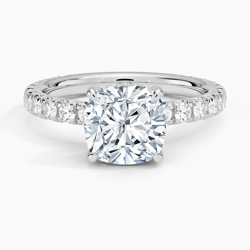 Olympia Three-Quarter Coverage Diamond Engagement Ring