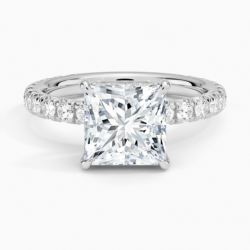 Olympia Three-Quarter Coverage Diamond Engagement Ring