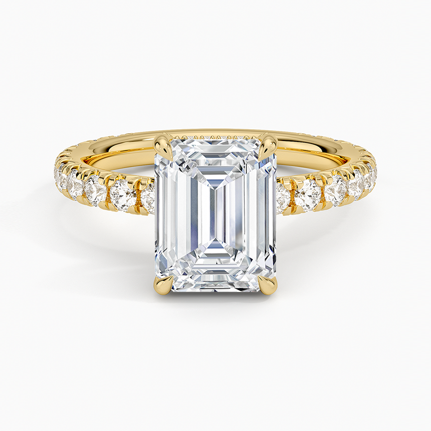 Olympia Three-Quarter Coverage Diamond Engagement Ring