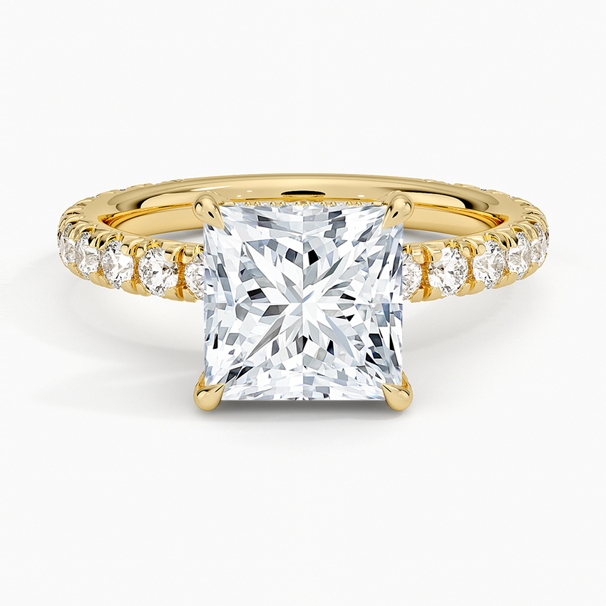 Olympia Three-Quarter Coverage Diamond Engagement Ring