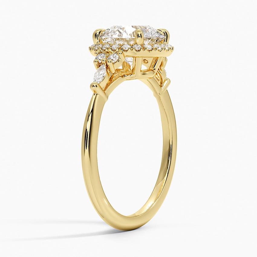 Nadia Halo Diamond Engagement Ring