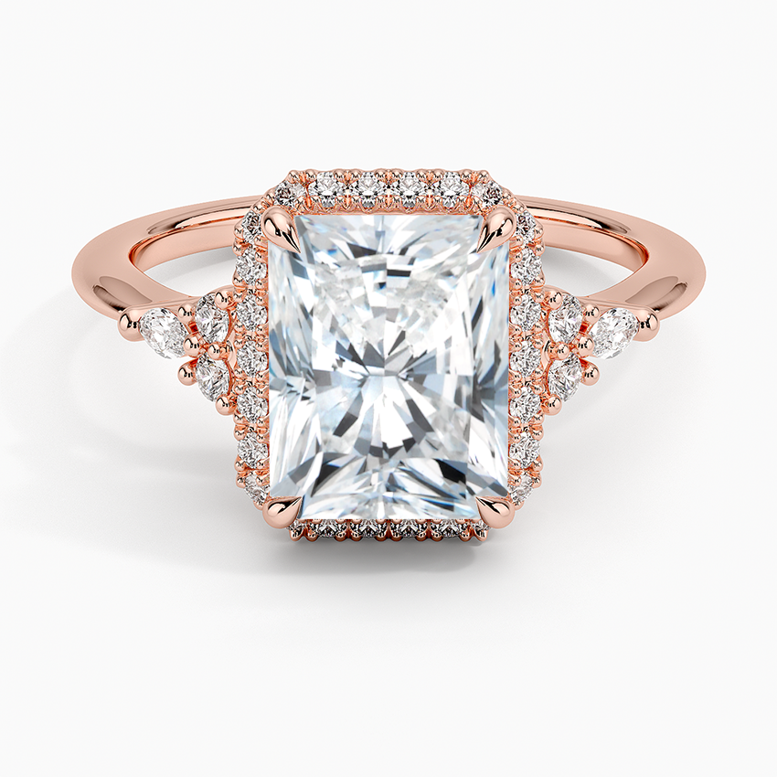 Nadia Halo Diamond Engagement Ring