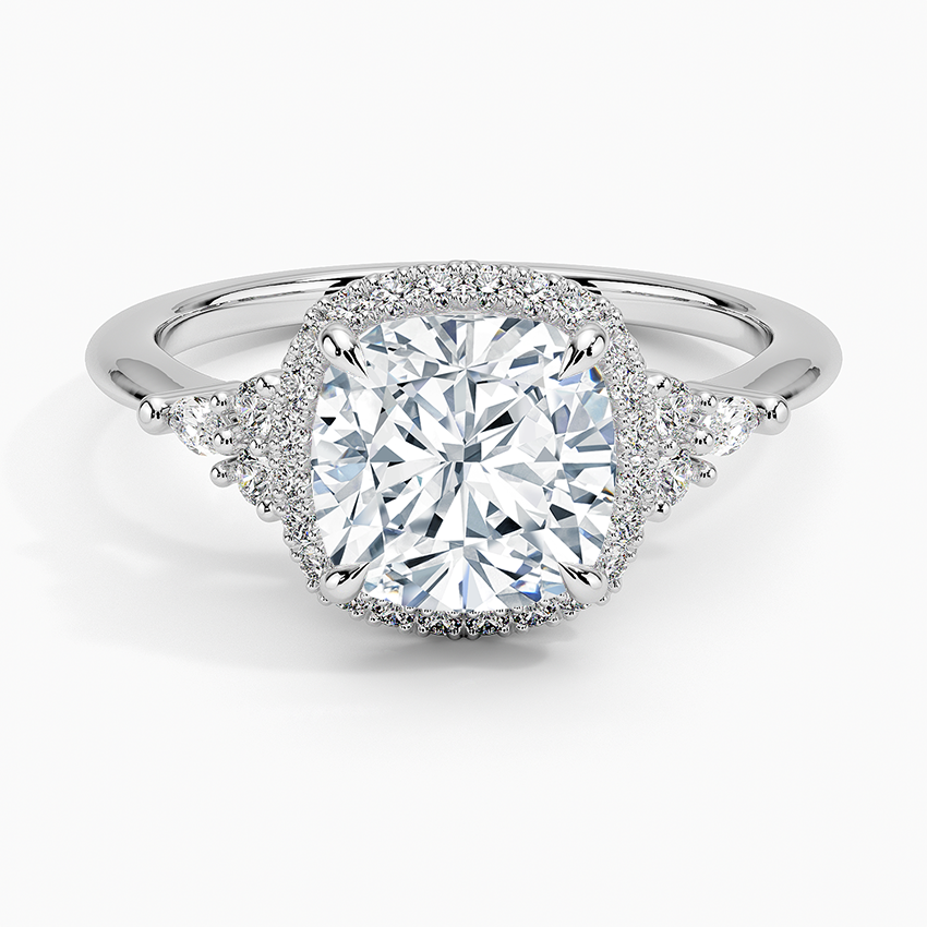 Nadia Halo Diamond Engagement Ring