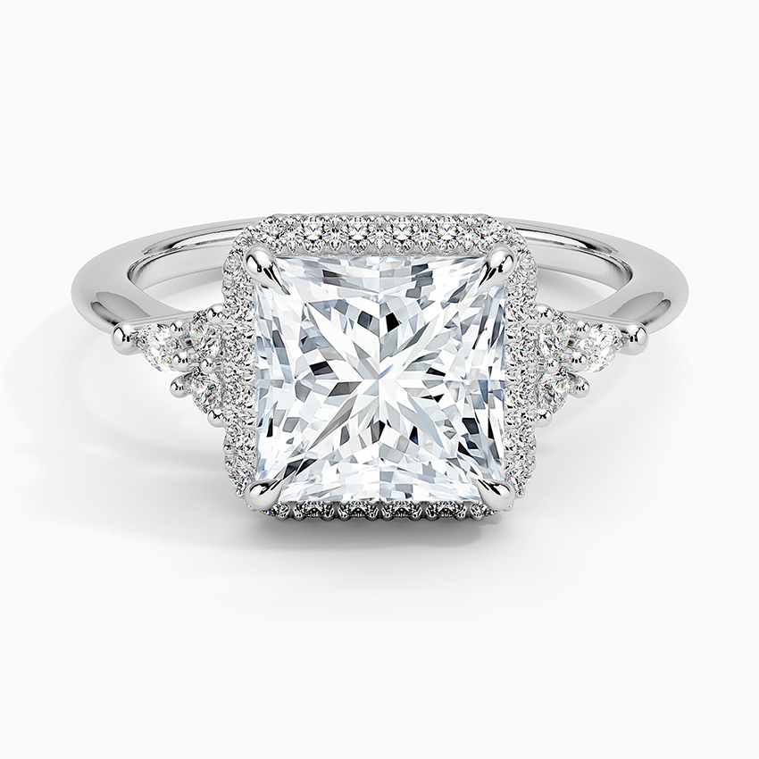 Nadia Halo Diamond Engagement Ring