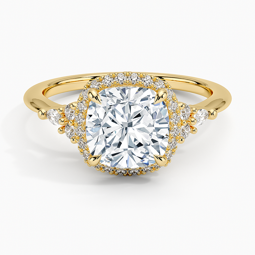 Nadia Halo Diamond Engagement Ring