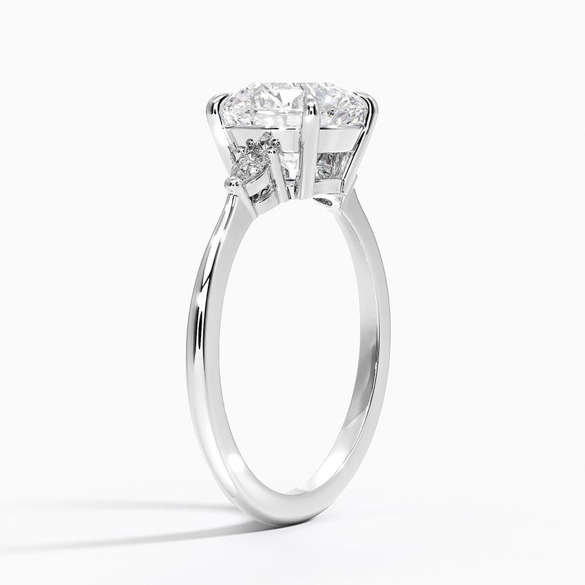 Aria Three Stone Diamond Engagement Ring