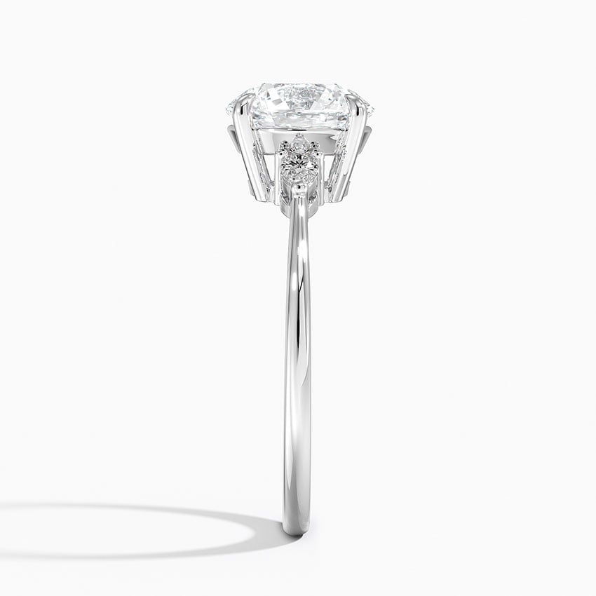 Aria Three Stone Diamond Engagement Ring