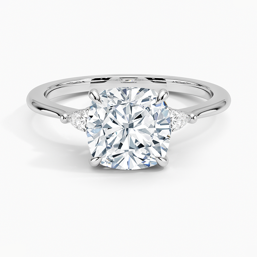 Aria Three Stone Diamond Engagement Ring