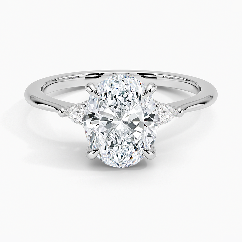 Aria Three Stone Diamond Engagement Ring