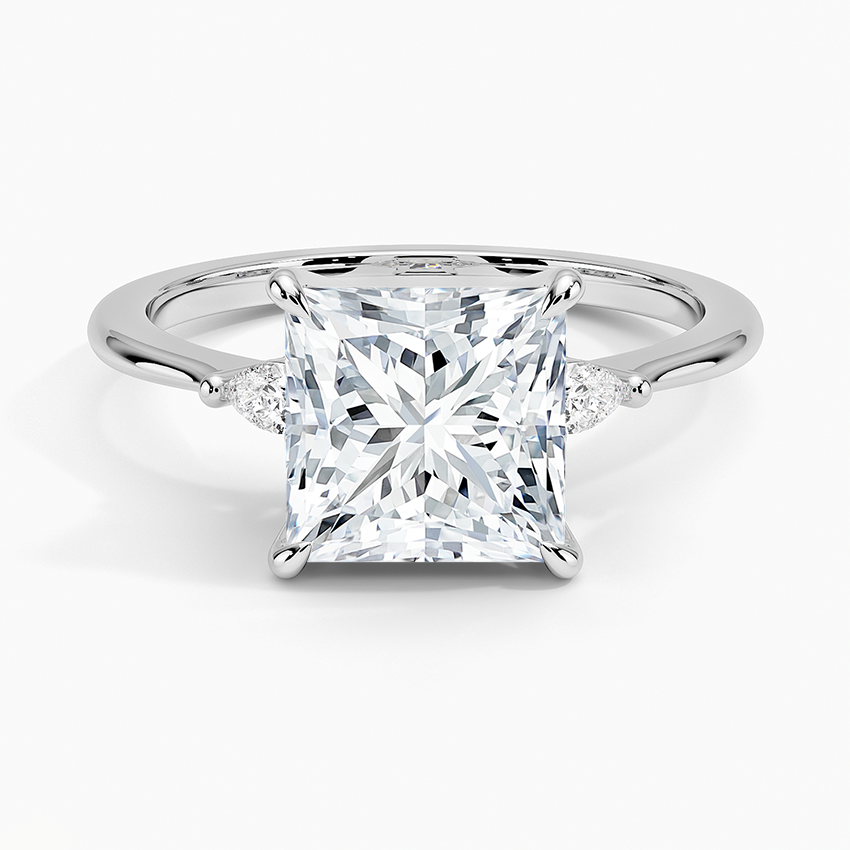 Aria Three Stone Diamond Engagement Ring