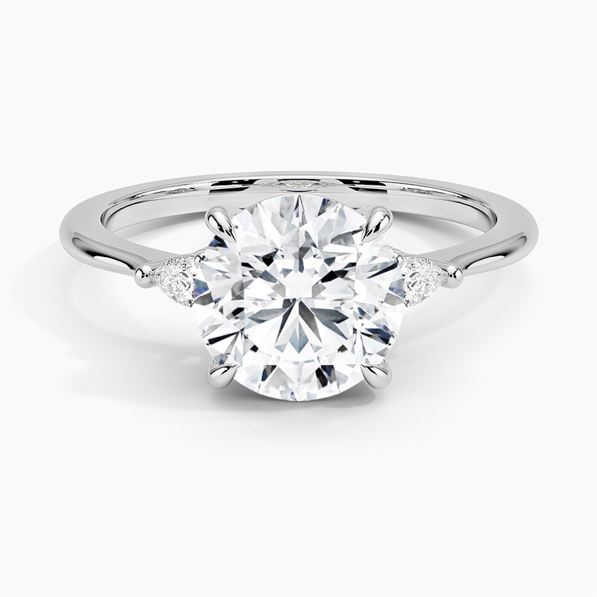 Aria Three Stone Diamond Engagement Ring