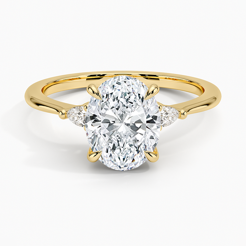 Aria Three Stone Diamond Engagement Ring