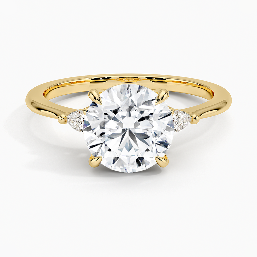 Aria Three Stone Diamond Engagement Ring