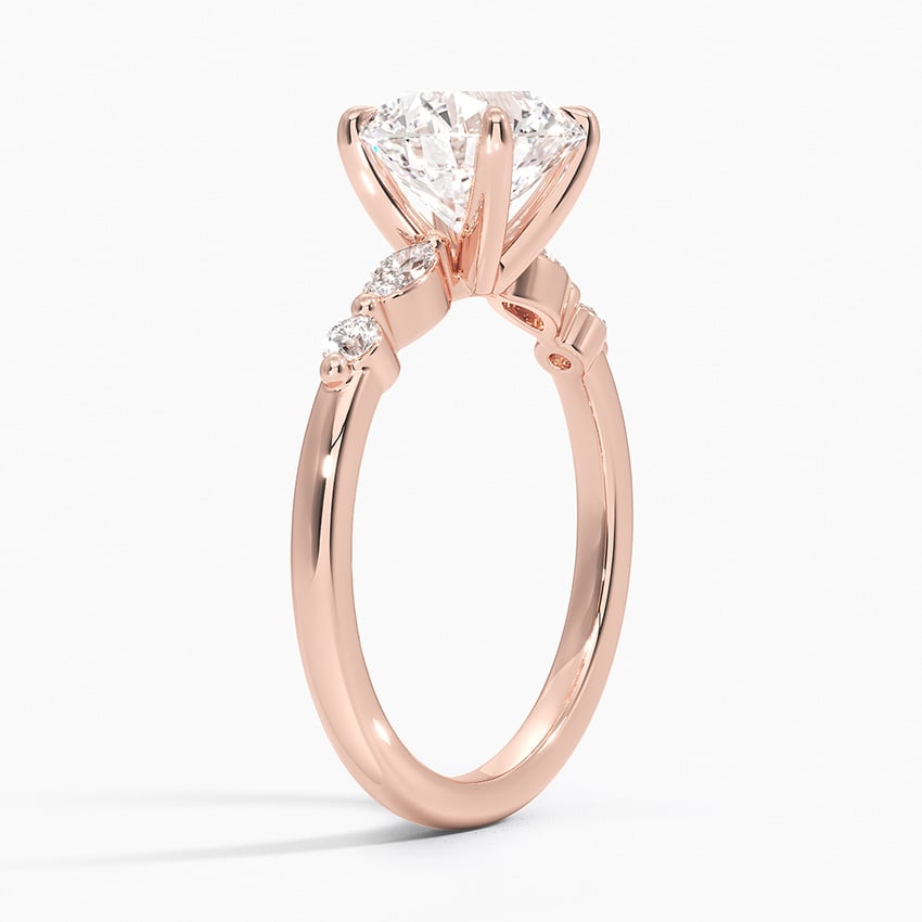 Versailles One-Quarter Coverage Diamond Engagement Ring