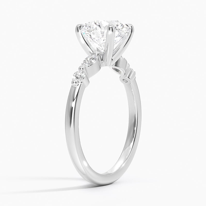 Versailles One-Quarter Coverage Diamond Engagement Ring