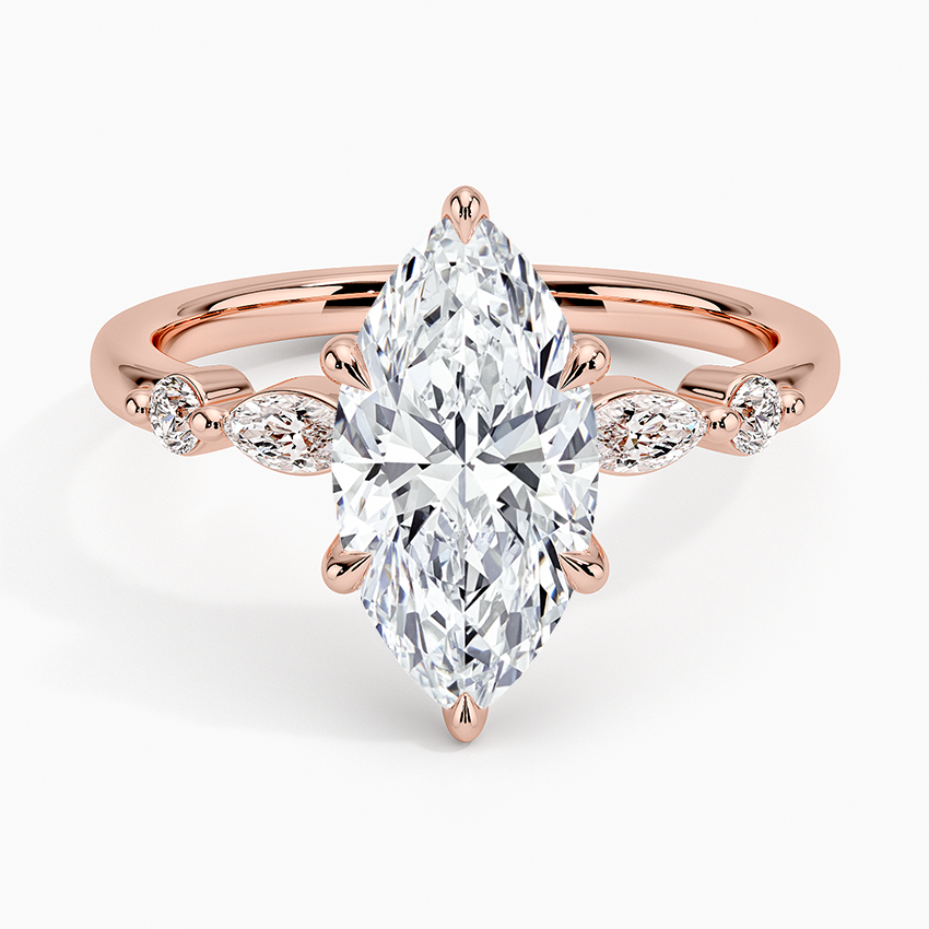 Versailles One-Quarter Coverage Diamond Engagement Ring