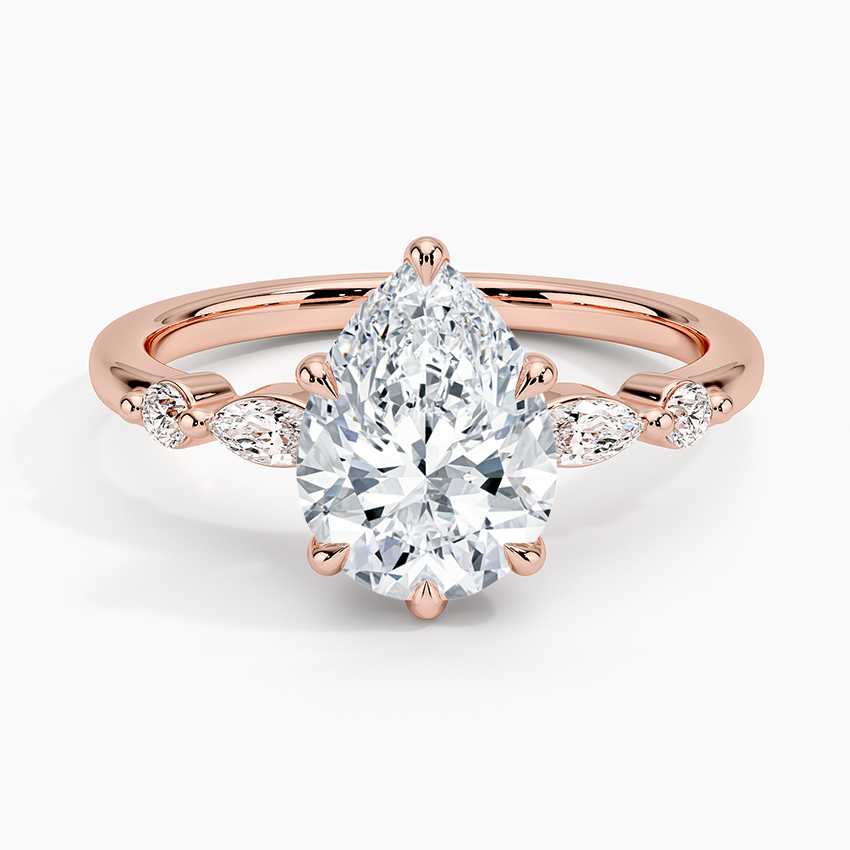 Versailles One-Quarter Coverage Diamond Engagement Ring