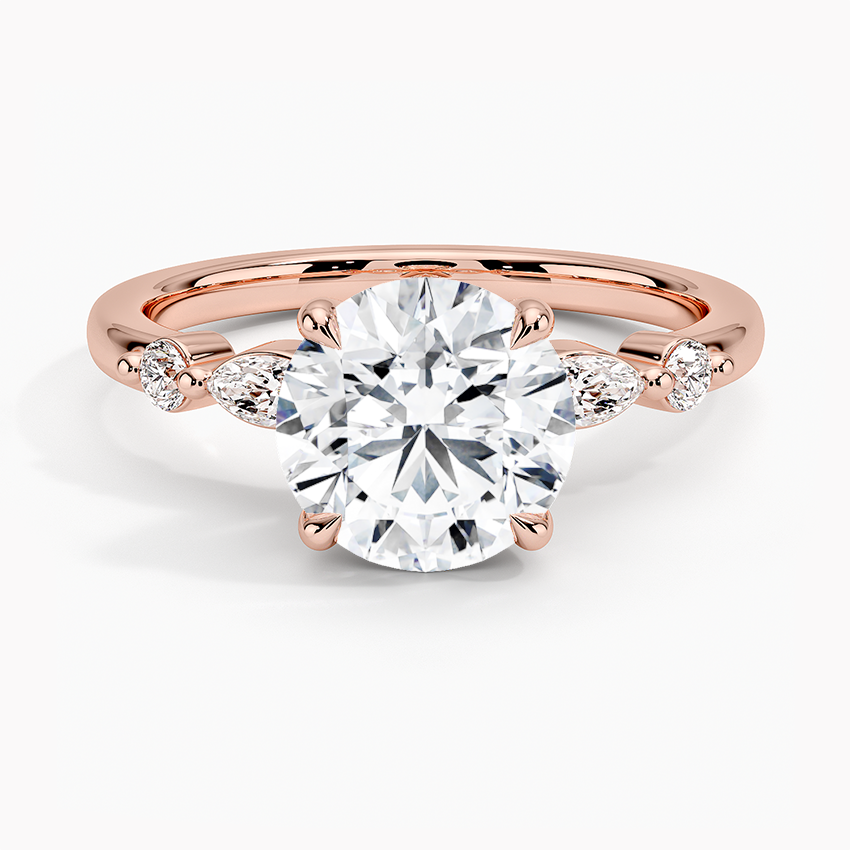 Versailles One-Quarter Coverage Diamond Engagement Ring