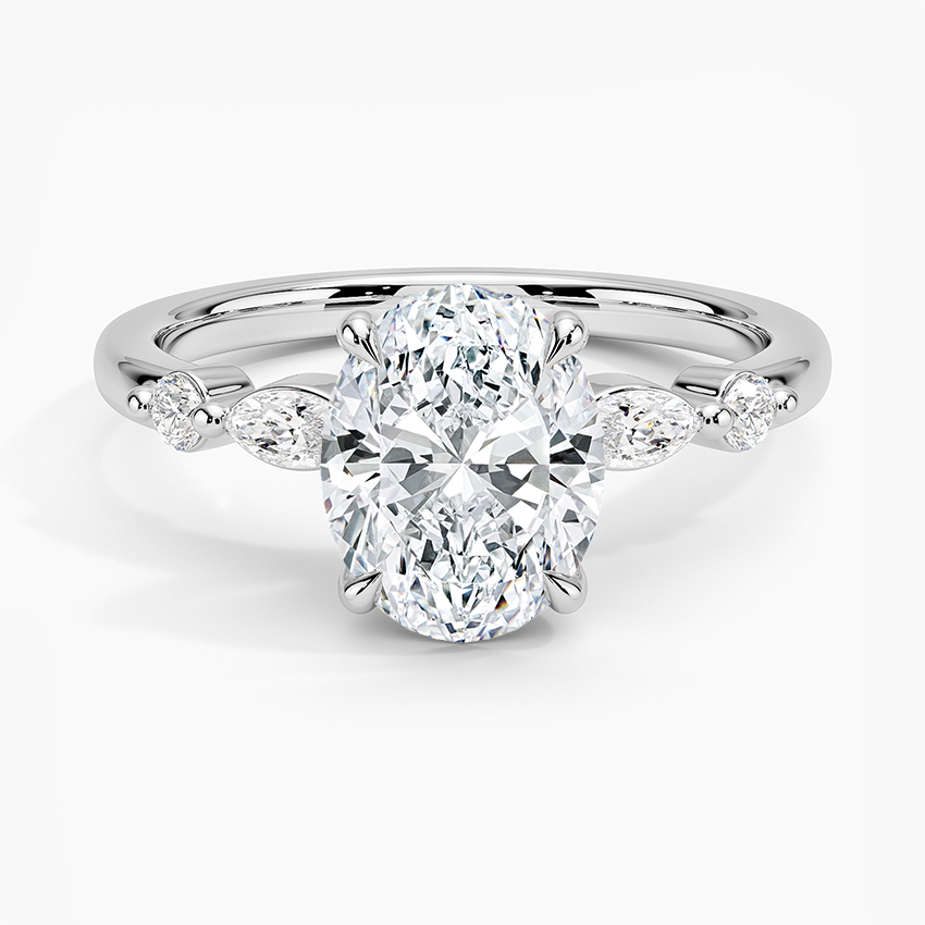 Versailles One-Quarter Coverage Diamond Engagement Ring