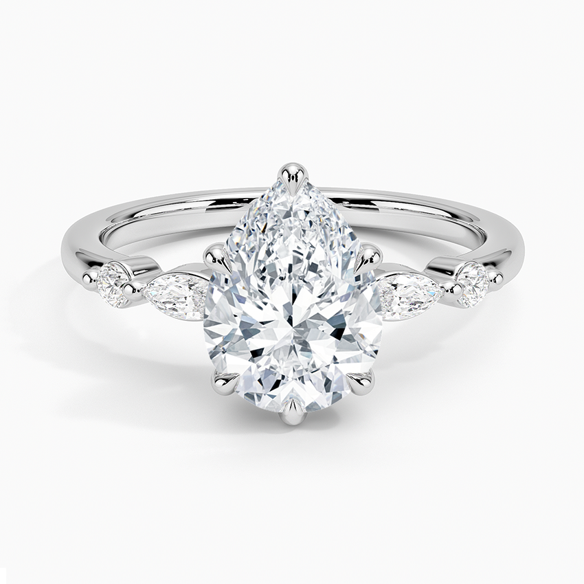 Versailles One-Quarter Coverage Diamond Engagement Ring