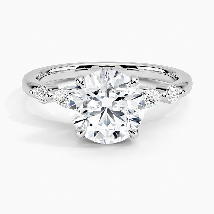 Versailles One-Quarter Coverage Diamond Engagement Ring