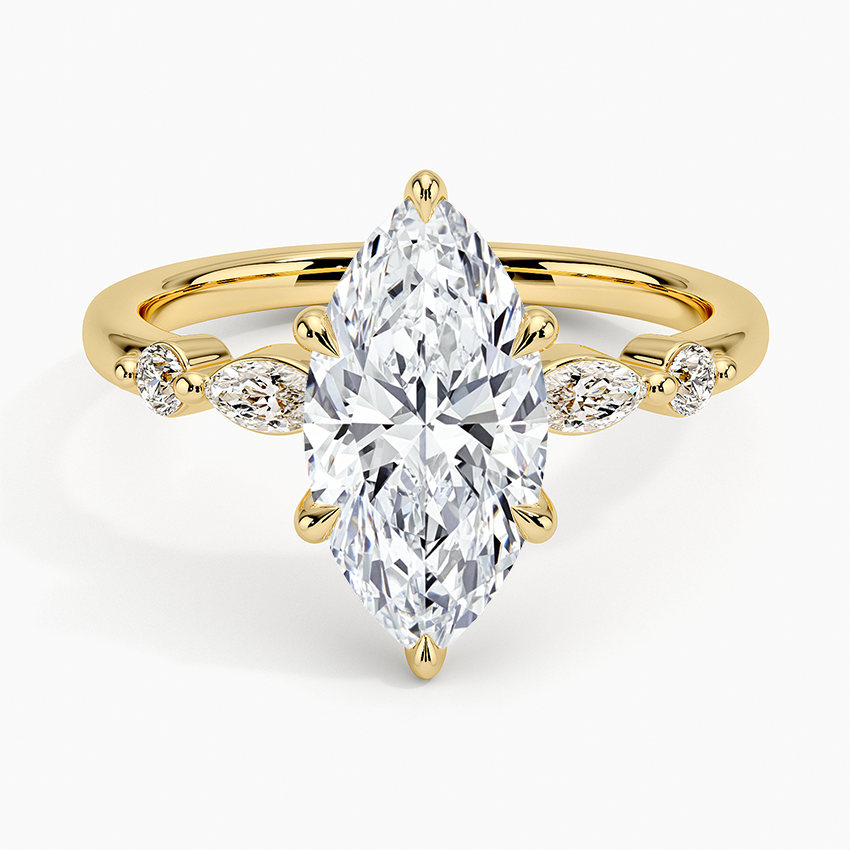 Versailles One-Quarter Coverage Diamond Engagement Ring