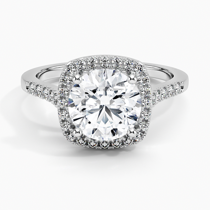 Odessa Halo Diamond Engagement Ring