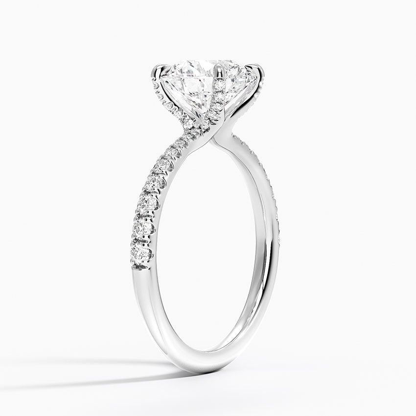 Freesia 2mm Diamond Engagement Ring