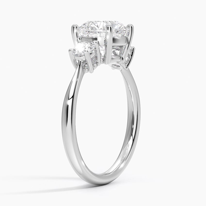 Selene Three Stone Diamond Engagement Ring