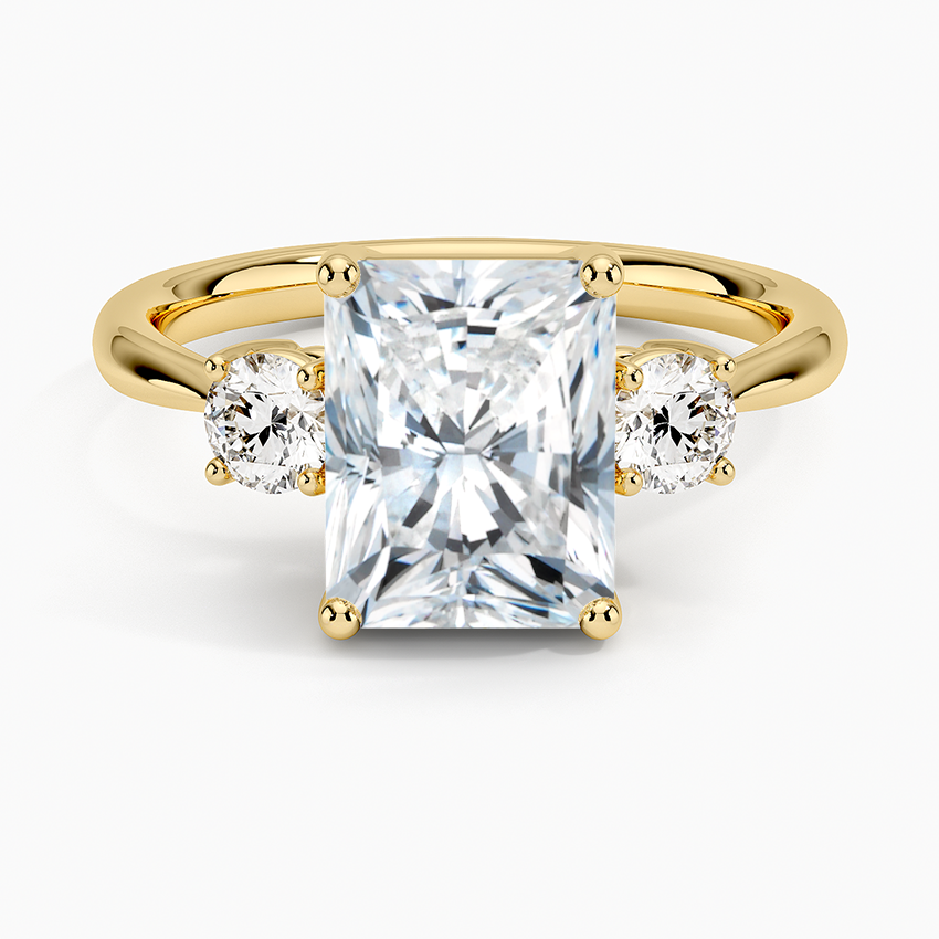 Selene Three Stone Diamond Engagement Ring