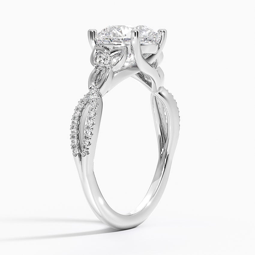 Luxe Celtic Love Knot Diamond Engagement Ring