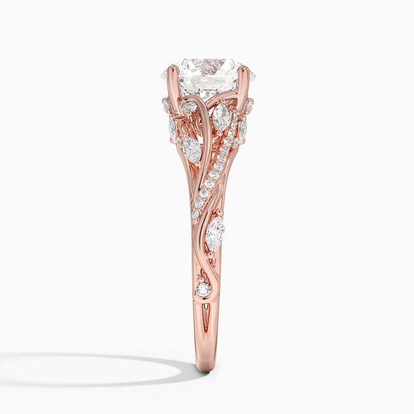 Begonia Vine Diamond Engagement Ring