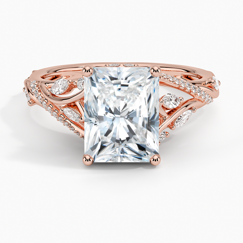 Begonia Vine Diamond Engagement Ring