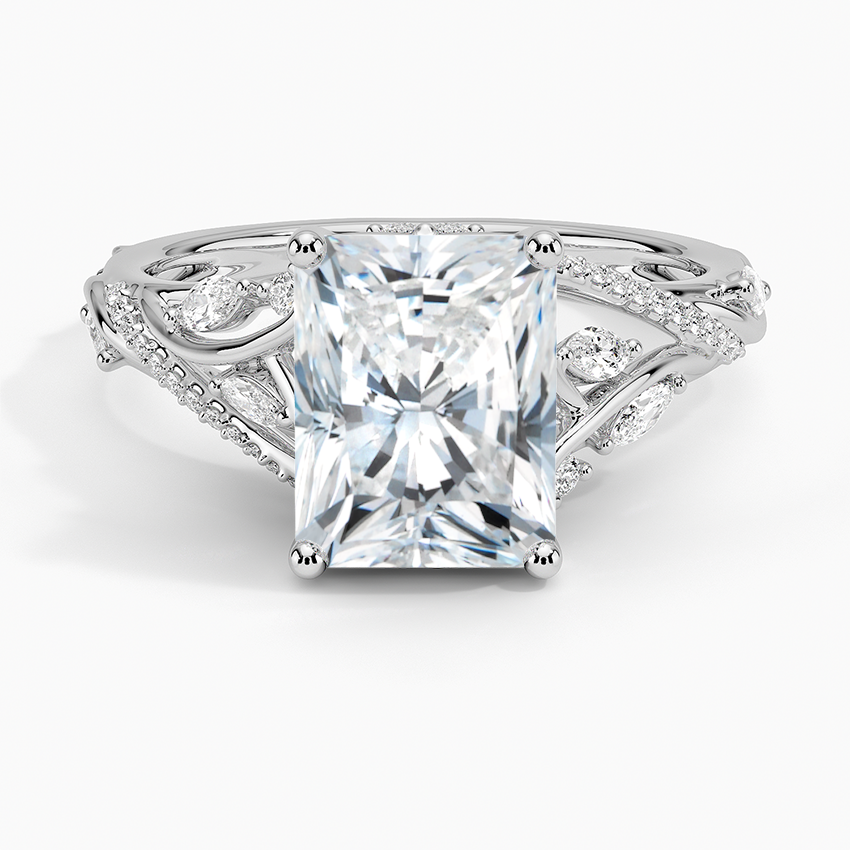 Begonia Vine Diamond Engagement Ring