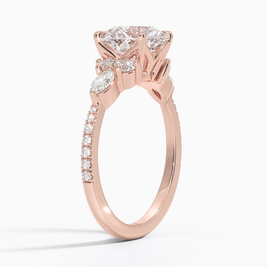 Luxe Nadia Pavé Diamond Engagement Ring