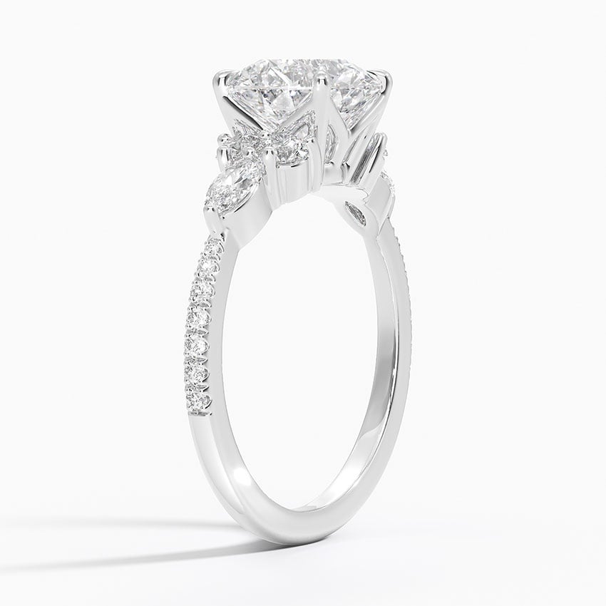 Luxe Nadia Pavé Diamond Engagement Ring