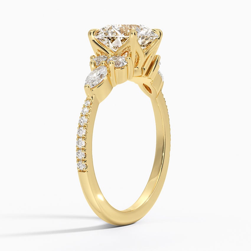 Luxe Nadia Pavé Diamond Engagement Ring