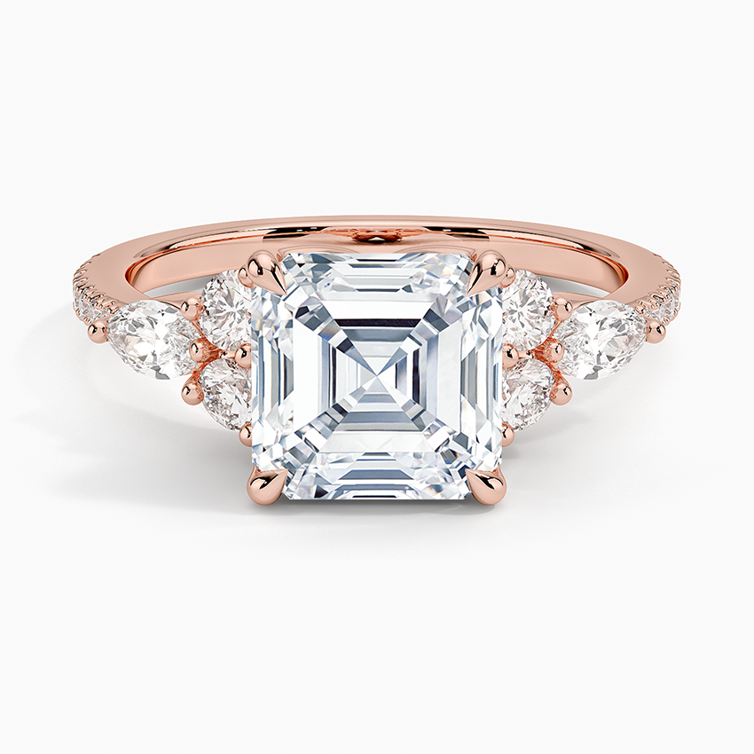 Luxe Nadia Pavé Diamond Engagement Ring