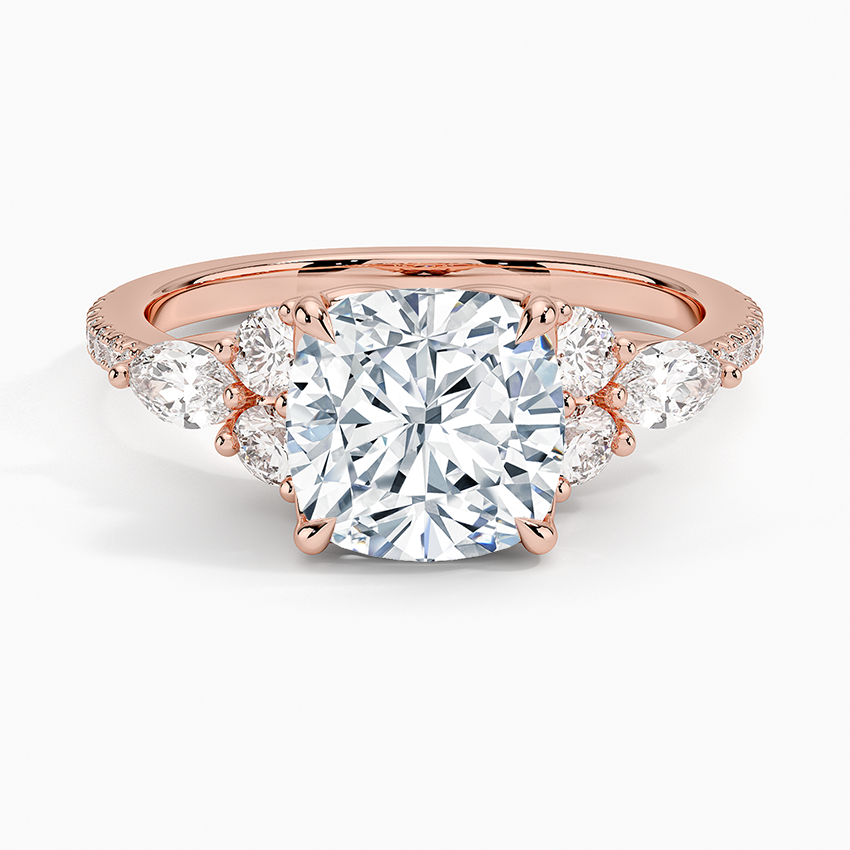 Luxe Nadia Pavé Diamond Engagement Ring