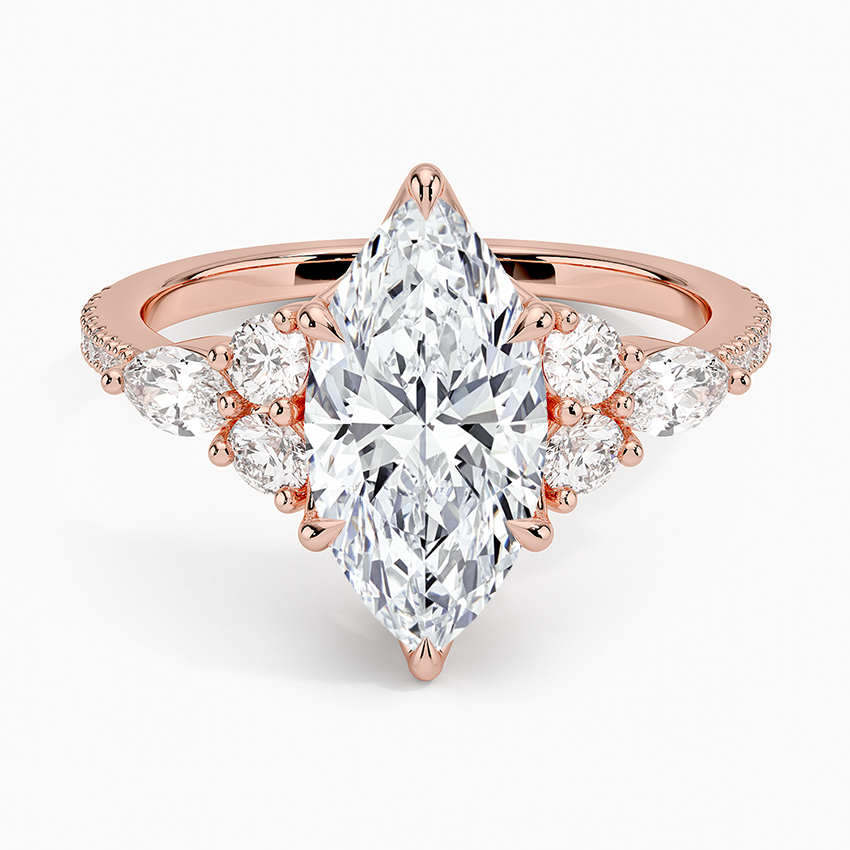 Luxe Nadia Pavé Diamond Engagement Ring