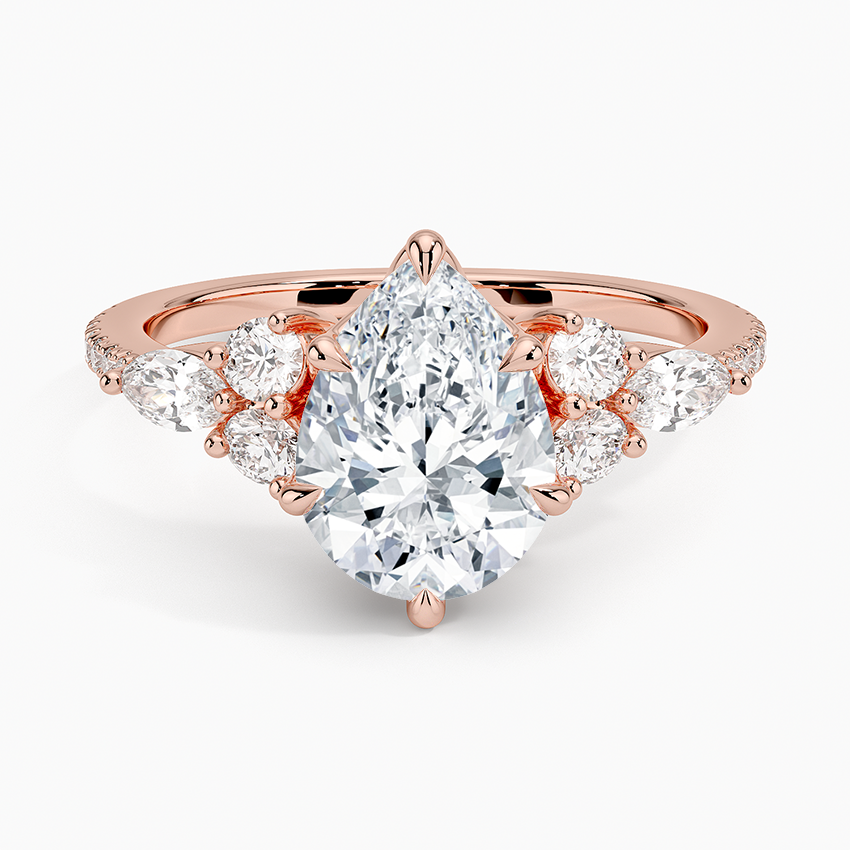 Luxe Nadia Pavé Diamond Engagement Ring