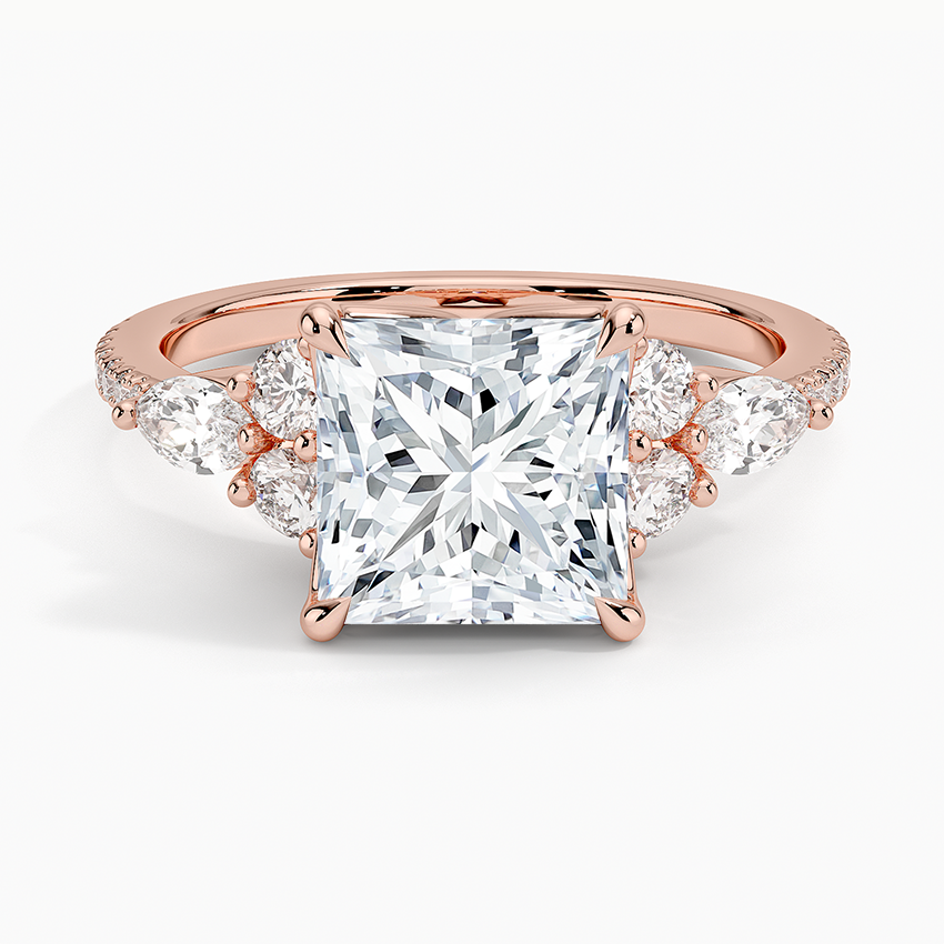 Luxe Nadia Pavé Diamond Engagement Ring