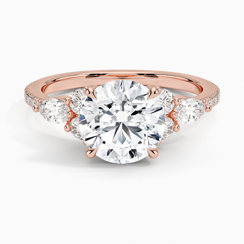 Luxe Nadia Pavé Diamond Engagement Ring