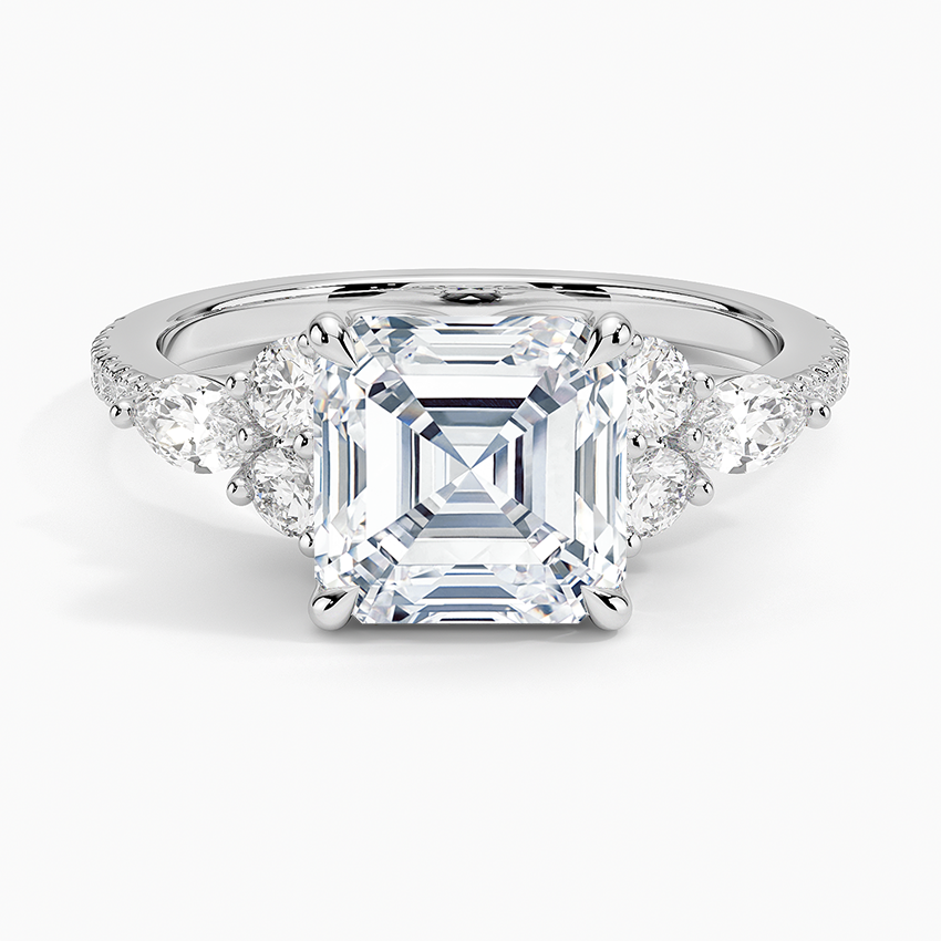 Luxe Nadia Pavé Diamond Engagement Ring