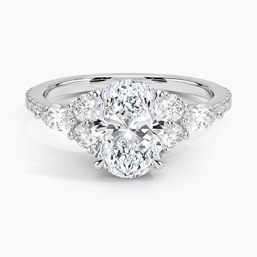 Luxe Nadia Pavé Diamond Engagement Ring