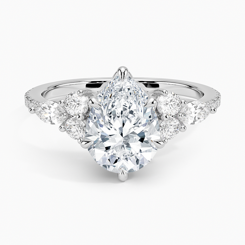 Luxe Nadia Pavé Diamond Engagement Ring